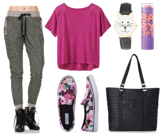Easy Outfit Formules: Joggers + Crop Top